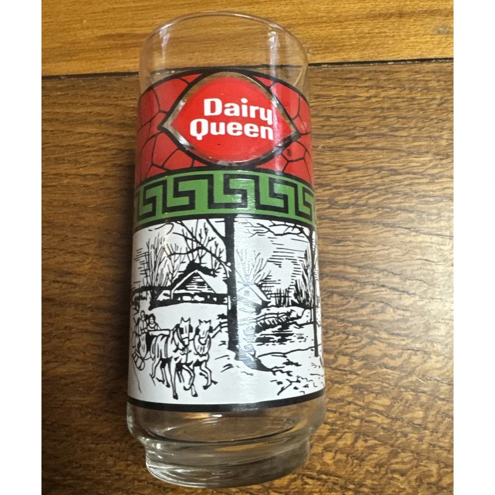 Dr. Pepper Dairy Queen Drinking Glass 1979‎ King of Beverages